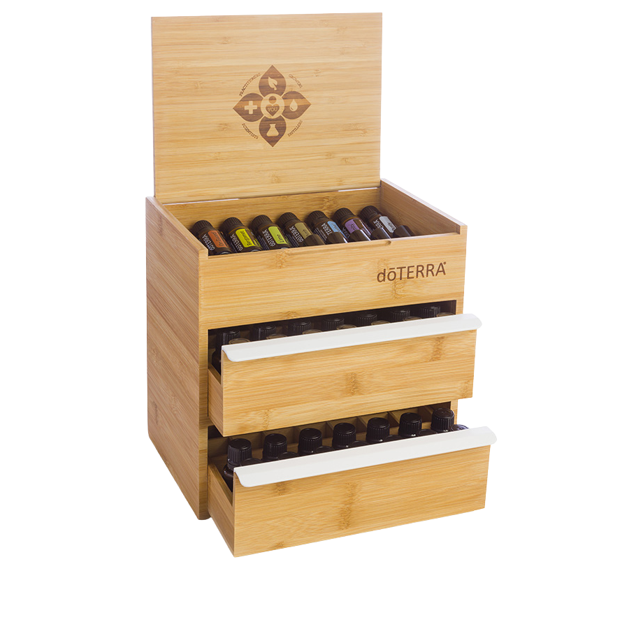 doterra-bamboo-box-double-drawer